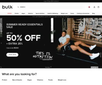 Bulk.com(Bulk™) Screenshot