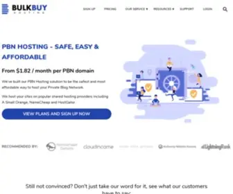 Bulkbuyhosting.com(Bulk Buy Hosting) Screenshot