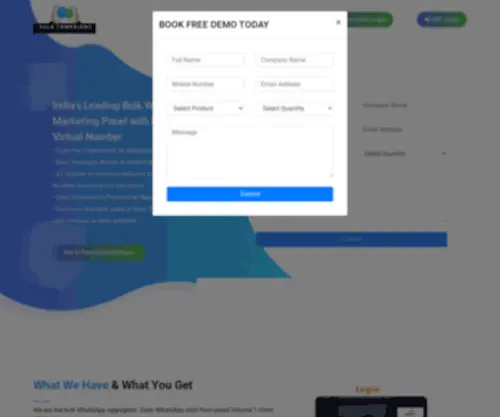 Bulkcampaigns.com(Bulk Whatsapp Marketing Company in Ahmedabad) Screenshot