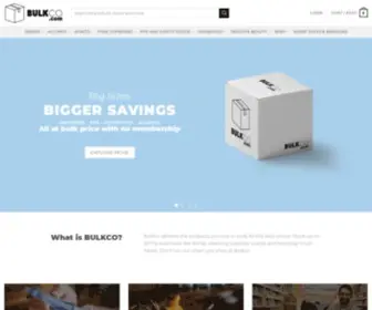 Bulkco.co.uk(Bulk Buy Wholesale Groceries) Screenshot