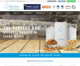 Bulkcorp-INT.com(FIBC Bags Company) Screenshot