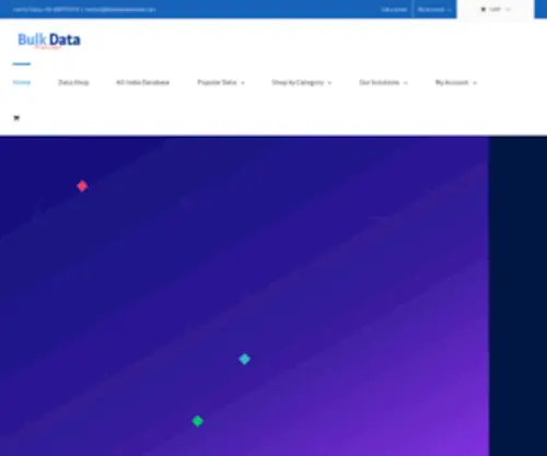 Bulkdataprovider.com(Bulk Data Provider Company India fulfils all your business needs) Screenshot