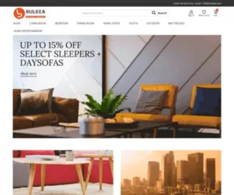 Bulkea.com(Online Discount Fine Furniture Store With Flat $30 Assembly fee Covering Unlimited Items Per Order) Screenshot