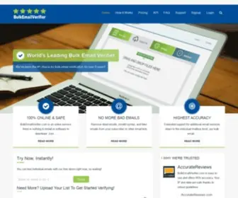 Bulkemailverifier.com(Bulk Email Verifier) Screenshot