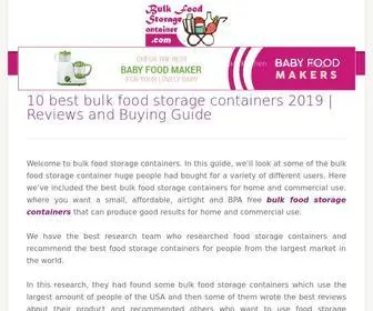 Bulkfoodstoragecontainer.com(竞技宝(JJB)【备用入口：ag118.org】) Screenshot