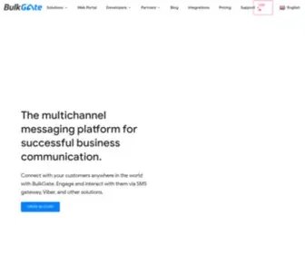 Bulkgate.com(SMS & other channels for business communication) Screenshot