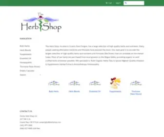 Bulkherbshop.com(The Herb Shop) Screenshot