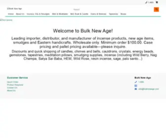 Bulknewage.com(Bulk New Age) Screenshot