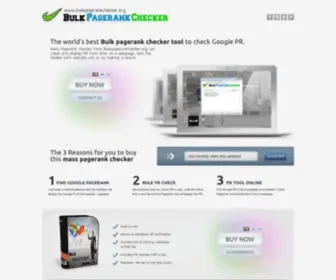 Bulkpagerankchecker.org(Mass Pagerank Checker) Screenshot