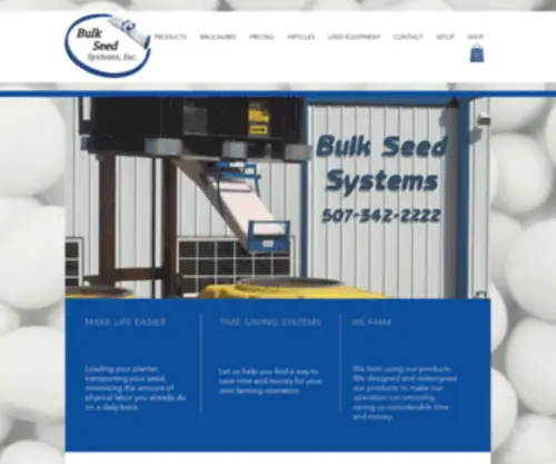 Bulkseedsystems.com(Bulk Seed Systems) Screenshot