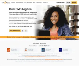 Bulksmsnigeria.com(Bulk SMS Nigeria) Screenshot