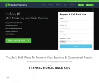 Bulksmsplans.com(Bulk SMS Service for Promotional & Transactional SMS) Screenshot