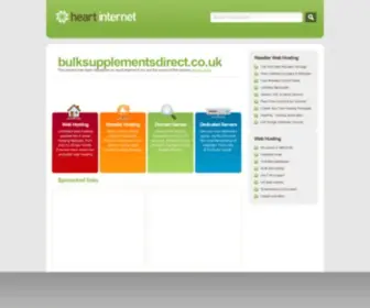 Bulksupplementsdirect.co.uk(Web Hosting) Screenshot