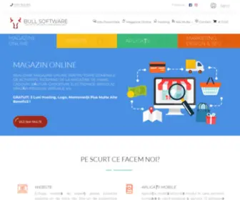 Bull-Software.ro(Firma Web Design) Screenshot