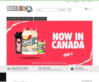 Bulldogcanada.ca(Bulldog Supplements Canada) Screenshot