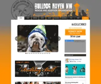 Bulldoghavennw.org(English & French Bulldog Rescue) Screenshot