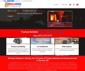 Bulldogheating.com(Bulldogheating) Screenshot