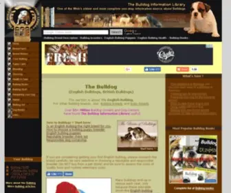 Bulldoginformation.com(English Bulldogs) Screenshot