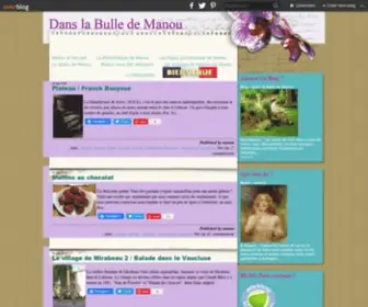 Bulledemanou.com(Dans la Bulle de Manou) Screenshot
