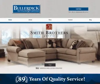 Bullerdickhome.com(Bullerdick Furniture & Mattress Richmond) Screenshot