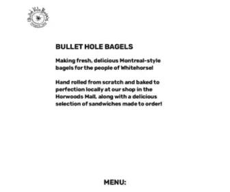 Bulletholebagels.com(Bulletholebagels) Screenshot