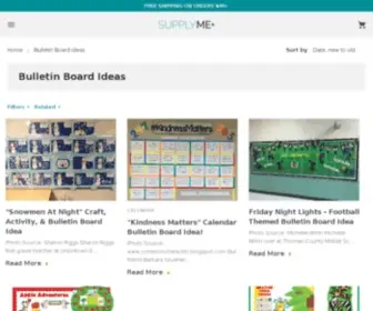 Bulletinboardideas.org(Bulletin Board Ideas for Teachers & Classroom Decorating) Screenshot