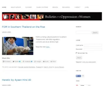 Bulletinoftheoppressionofwomen.com(bulletinoftheoppressionofwomen) Screenshot