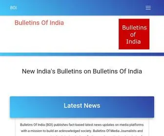 Bulletinsofindia.com(Bulletins Of India) Screenshot