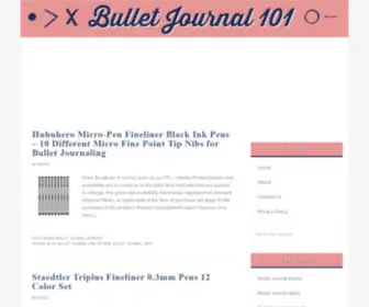 Bulletjournal101.com(Bulletjournal 101) Screenshot
