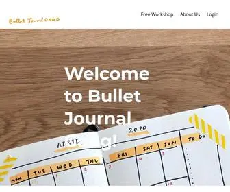 Bulletjournalgang.com(Bullet journal gang) Screenshot