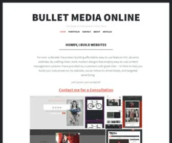 Bulletmediaonline.info(Affordable Web Design in Austin) Screenshot