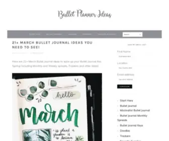 Bulletplannerideas.com(Bullet Planner Ideas) Screenshot