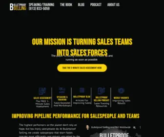 Bulletproof-Selling.com(Systemizing Sales Success) Screenshot