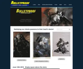 Bulletproofcomix.com(BULLETPROOFCOMICS) Screenshot