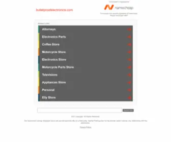 Bulletproofelectronics.com(Domain For Sale) Screenshot