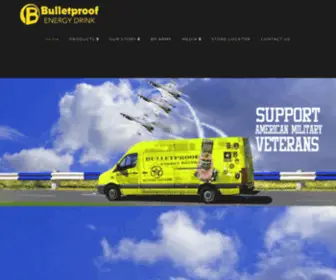 Bulletproofenergy.com(Bulletproof Energy Drinks) Screenshot