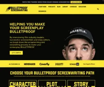 Bulletproofscreenwriting.tv(Bulletproof Screenwriting // Helping You Make Your Screenplay Bulletproof) Screenshot