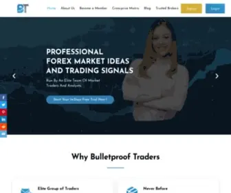 Bulletprooftraders.com(Industry Leading Forex & Crypto Members) Screenshot