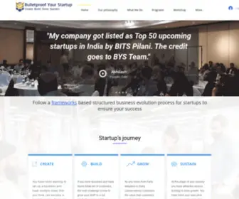 Bulletproofyourstartup.com(Bulletproof Your Startup) Screenshot