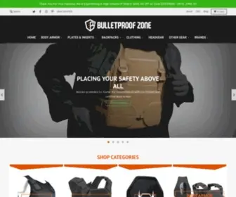 BulletproofZone.com(Bulletproof Zone) Screenshot