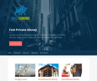 Bullfunding.com(Commercial Real Estate Loans) Screenshot