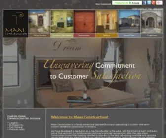 Bullheadmohavenewhomes.com(Maas Construction) Screenshot