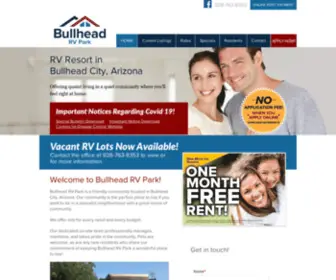 Bullheadrv.com(Bullhead RV Park in Bullhead City) Screenshot