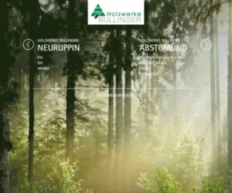 Bullinger.de(Holzwerke Bullinger) Screenshot