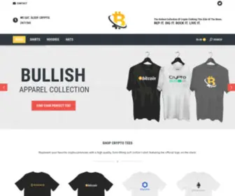 Bullishcryptoapparel.com(Bullish Crypto Apparel Co.┃Crypto Clothing) Screenshot