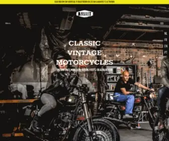 Bullitmotorcycles.com(Freedom. attitude. style. our values are quite simple) Screenshot