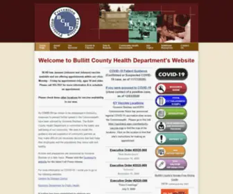 Bullittcountyhealthdept.org(Bullitt County Health Department) Screenshot