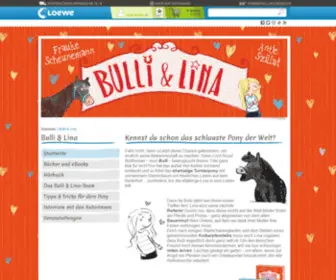 Bulliundlina.de(Loewe Verlag) Screenshot