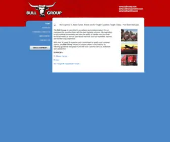 Bulllogistics.com(BullGroup) Screenshot