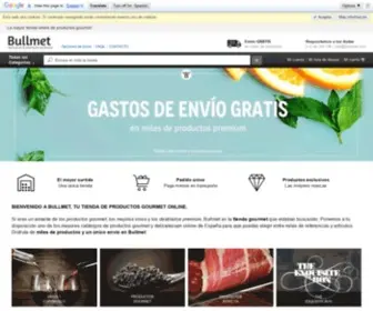 Bullmet.com(Tienda Gourmet Online) Screenshot
